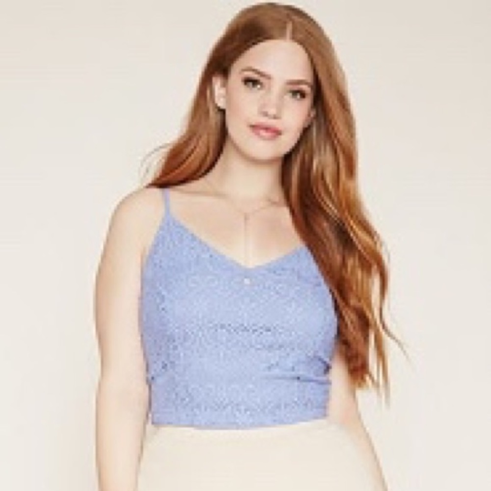 Forever 21 plus size crochet cami